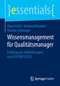 Cover: Wissensmanagement f&uuml;r Qualit&auml;tsmanager - Springer Gabler