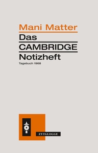Enlarge image Cover: Das Cambridge Notizheft - Zytglogge