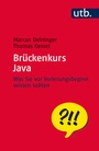 Cover: Brückenkurs Java - UTB