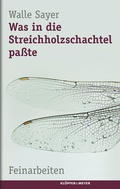 Cover: Was in die Streichholzschachtel pa&szlig;te - Kl&ouml;pfer & Meyer