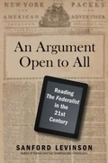 Cover: Argument Open to All - Yale University Press
