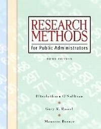 Enlarge image Cover: Research Methods for Public Administrators - Routledge