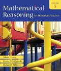 Cover: Mathematical Reasoning for Elementary Teachers - Pearson