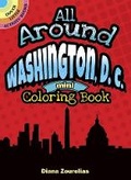 Cover: All Around Washington D.C. Mini Coloring Book - Dover Children's