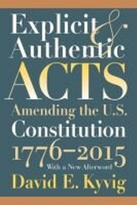 Enlarge image Cover: Explicit and Authentic Acts - University Press of Kansas