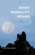 Cover: What Morality Means - Palgrave MacMillan