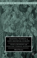 Cover: Reading Women in Late Medieval Europe - Palgrave MacMillan