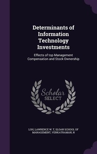 Enlarge image Cover: Determinants of Information Technology Investments - Palala Press