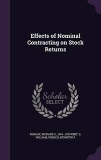 Enlarge image Cover: Effects of Nominal Contracting on Stock Returns - Palala Press