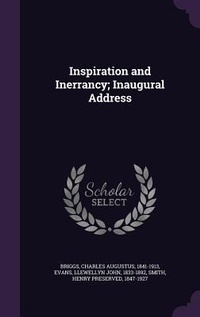 Enlarge image Cover: Inspiration and Inerrancy; Inaugural Address - Palala Press