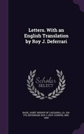 Cover: Letters. With an English Translation by Roy J. Deferrari - Palala Press