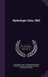 Enlarge image Cover: Hydrologic Data, 1963 - Palala Press