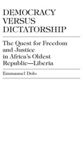 Cover: Democracy Versus Dictatorship - University Press of America