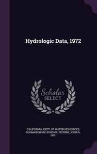 Enlarge image Cover: Hydrologic Data, 1972 - Palala Press