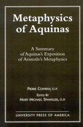 Cover: Metaphysics of Aquinas - University Press of America
