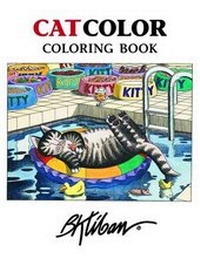 Enlarge image Cover: Kliban Catcolor Colouring Book - Pomegranate Communications Inc,US