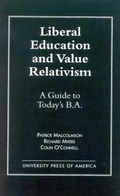 Cover: Liberal Education and Value Relativism - University Press of America