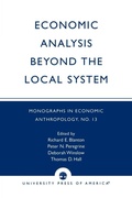 Cover: Economic analysis beyond the local system - University Press of America