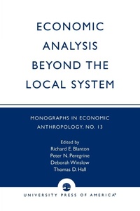Enlarge image Cover: Economic analysis beyond the local system - University Press of America