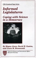 Cover: Informed Legislatures - University Press of America