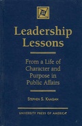 Cover: Leadership Lessons - University Press of America