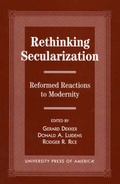 Cover: Rethinking Secularization - University Press of America