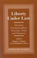Cover: Liberty Under Law - University Press of America