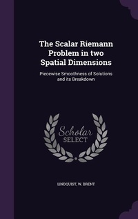 Enlarge image Cover: The Scalar Riemann Problem in two Spatial Dimensions - Palala Press