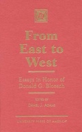 Cover: From East to West - University Press of America