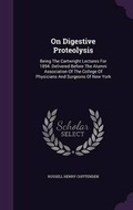 Cover: On Digestive Proteolysis - Palala Press