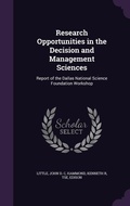 Cover: Research Opportunities in the Decision and Management Sciences - Palala Press