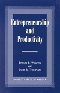Cover: Entrepreneurship and Productivity - University Press of America