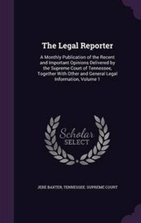 Enlarge image Cover: The Legal Reporter - Palala Press