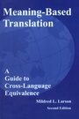 Cover: Meaning-Based Translation - University Press of America