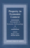 Cover: Property in Economic Context - University Press of America