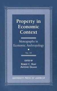 Enlarge image Cover: Property in Economic Context - University Press of America