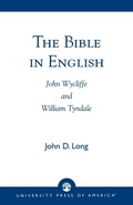 Cover: The Bible in English - University Press of America