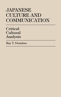 Cover: Japanese Culture and Communication - University Press of America