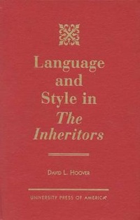 Enlarge image Cover: Language and Style in The Inheritors - University Press of America