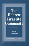 Cover: The Hebrew Israelite Community - University Press of America
