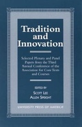 Cover: Tradition and Innovation - University Press of America
