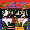 Cover: 2015 Robert Pizzo's Amazing Animals Sticker Calendar - Pomegranate Communications Inc,US