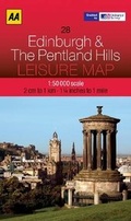 Cover: Edinburgh and The Pentland Hills - Automobile Association