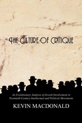 Cover: The Culture of Critique - AuthorHouse