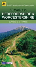 Cover: 50 Walks in Herefordshire & Worcestershire - Automobile Association