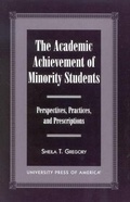 Cover: The Academic Achievement of Minority Students - University Press of America