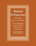 Cover: Manuel d'exercices - University Press of America