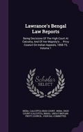 Cover: Lawrance's Bengal Law Reports - Palala Press