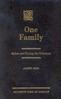 Cover: One Family - University Press of America