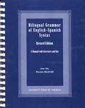 Cover: Bilingual Grammar of English-Spanish Syntax - University Press of America